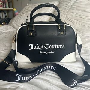 Juicy Couture Black Fashionista Sports Bowler Bag